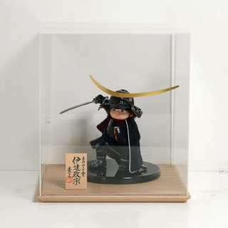 英雄見参 伊達政宗 もののふ童 アクリル5面ケース飾り 人形工房壹三作