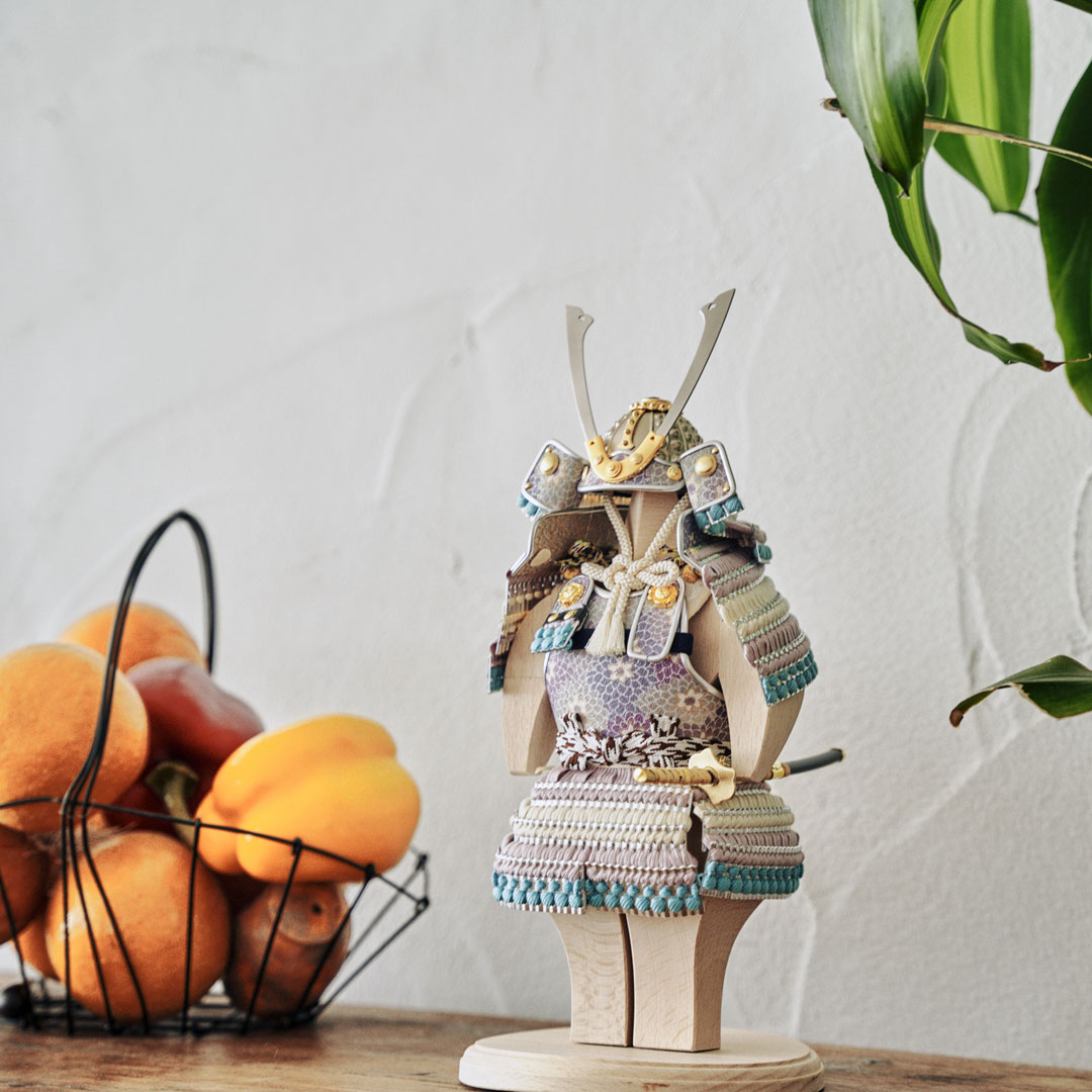 タンゴ侍 藤丸 木製の五月人形 鎧着 雄山作